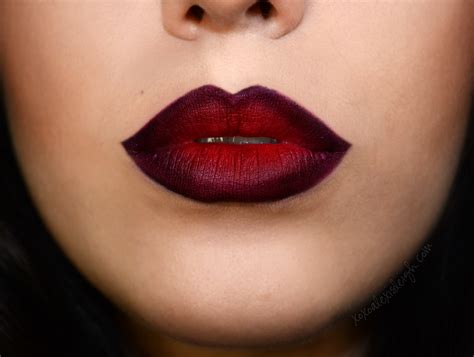 devil red lipstick.